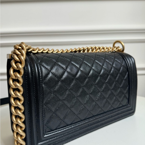 —SOLD— LEBOY OLD M FLAP BAG - Picture 5 of 16